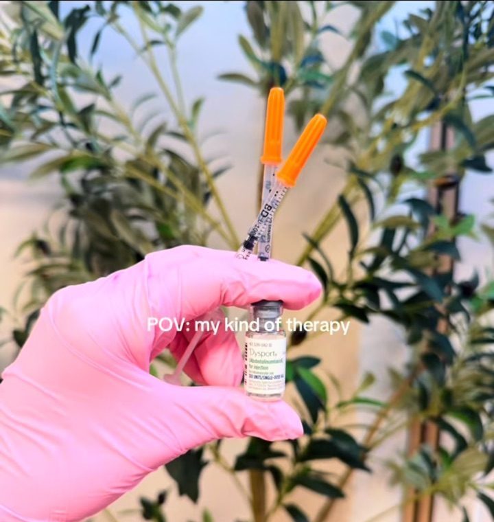 Dysport vial and syringes prepared for a neurotoxin treatment in Ridgewood, NJ